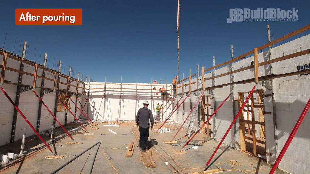 Clean the jobsite after the pour