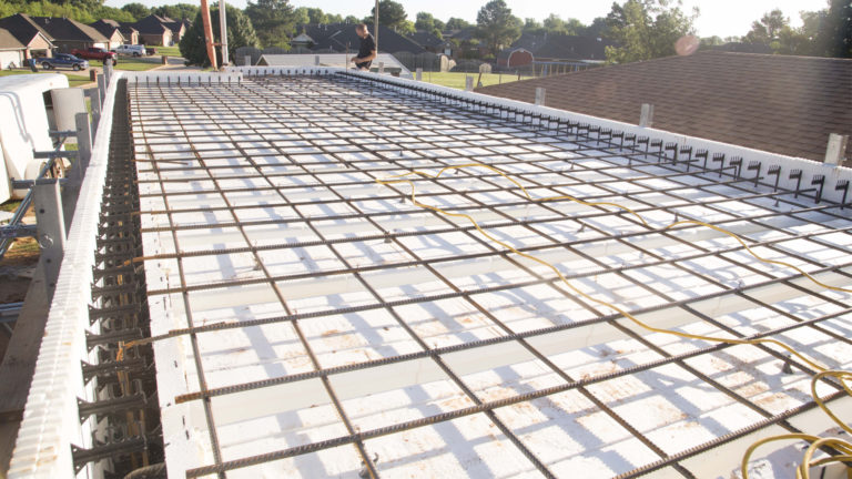 ICF safe room utilizing a BuildDeck ICF roof